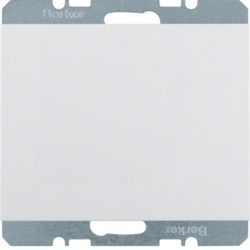 10457009 Záslepka s centrálním dílem,  K.1, bílá lesk
