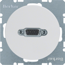3315402089 Zásuvka VGA,  R.1/R.3, bílá lesk