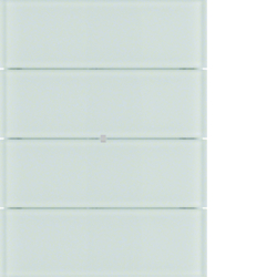 75164590 Senzor tlačítkový 4-násobný, Komfort B.IQ sklo,  bílá