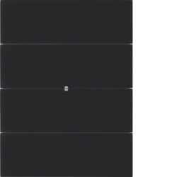 75164592 Senzor tlačítkový 4-násobný, Komfort B.IQ sklo,  černá