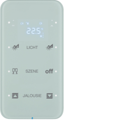 75643160 Dotykový sensor 3-násobný s termostatem R.1 sklo,  bílá