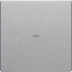 80960221 Kryt jednoduchý pro 1-násobný tlačítkový modul,  KNX - Q.x,  stříbrná sametová