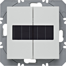 85656188 KNX RF tlačítko 2-násobné solární ploché, quicklink,  S.1/B.x,  bílá mat