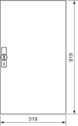 Product Drawing Náhradní dveře, pravé s rozvorovým uzávěrem ocelový plech