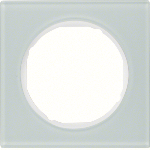 10112209 Rámeček,  1-násobný, R.3, sklo bílá