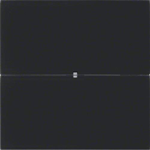 75162092 Senzor tlačítkový 2-násobný B.IQ sklo,  černá
