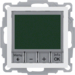 20448989 Digitální termostat s nastavením času a centrálním dílem,  S.1/B.x,  bílá lesk