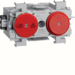 G003013020 Vypínač se svodičem přepětí pro BRSN,  červená