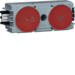G4055ROT Svodič přepětí s odruš. filtrem pro BRN,  BR a BRAN,  červená